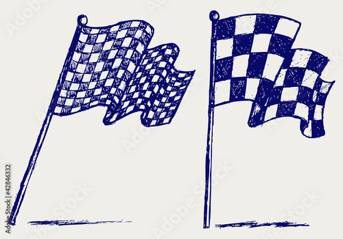 Checkered flags