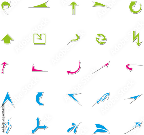 Pfeile, arrows, Symbole, Zeichen, Vektor