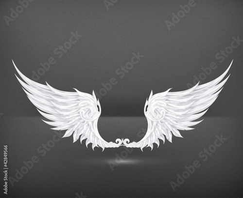 Wings White, eps10