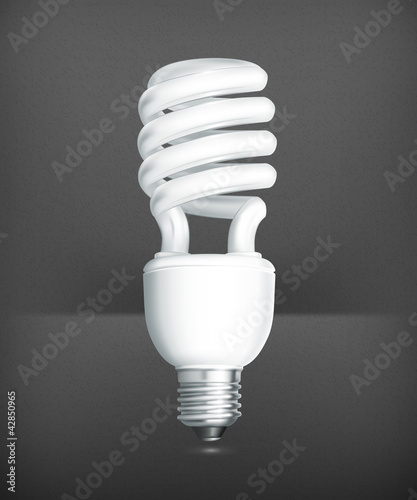 Energy saving lamp, vector