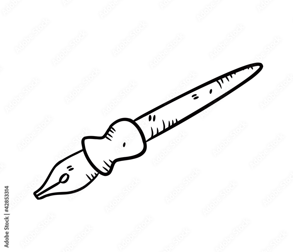 Obraz premium pen in doodle style
