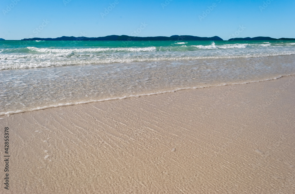 Whitsundays Island white beach, Australia