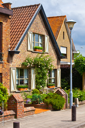 Rural brick house