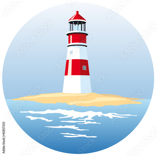 lighthouse vector drawing