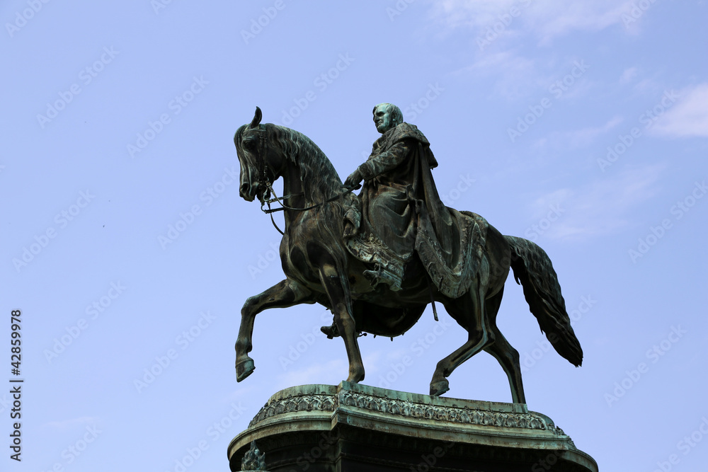 Obraz premium Reiterstatue