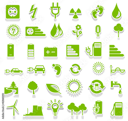 Green Energy Stickers