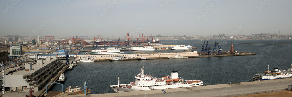 Dalian harbor, China