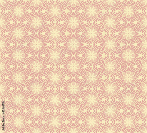 seamless pattern with floral theme, Print