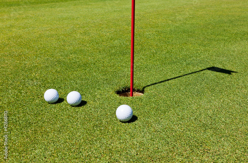 Golf: putting green