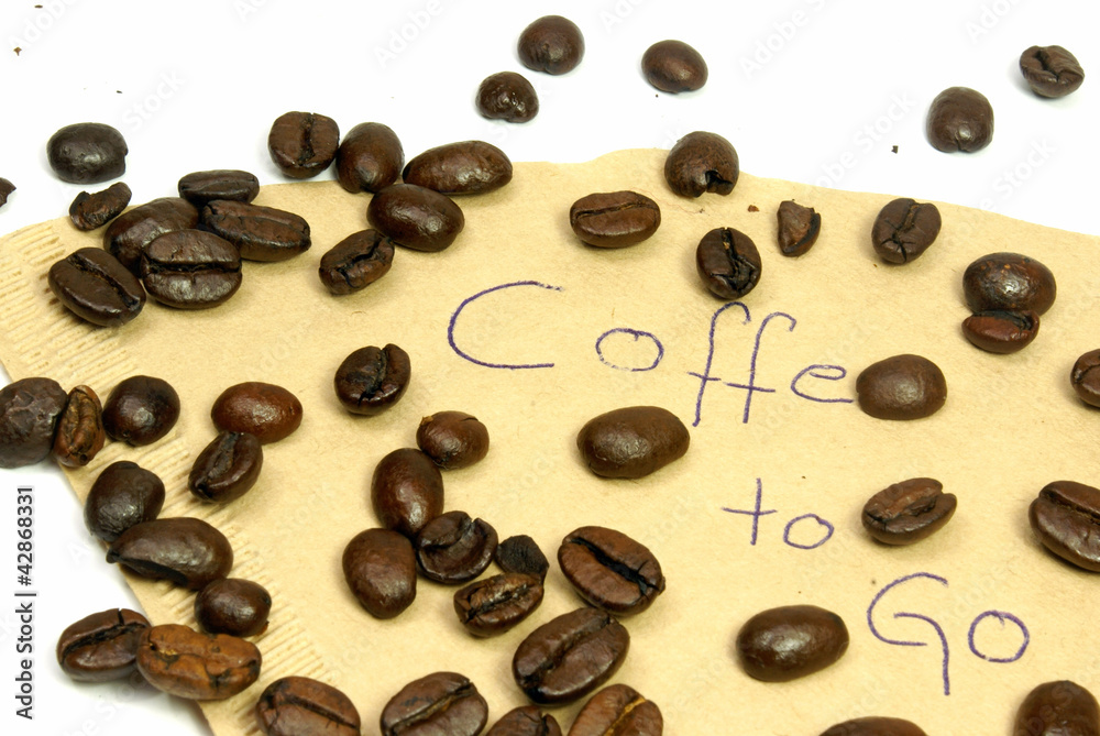 Obraz premium Coffee to go