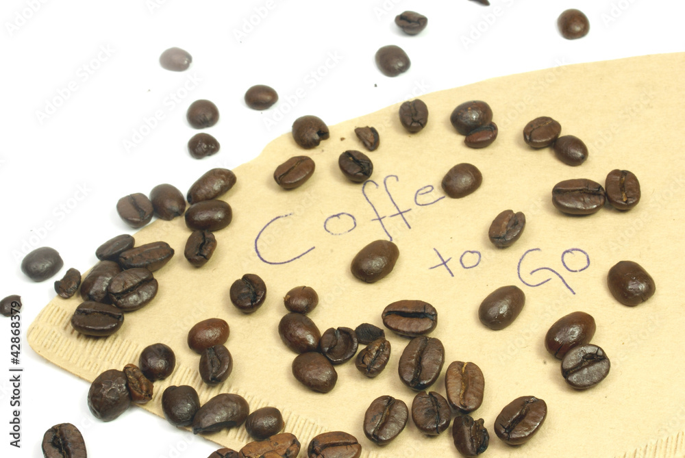 Obraz premium Coffee to go