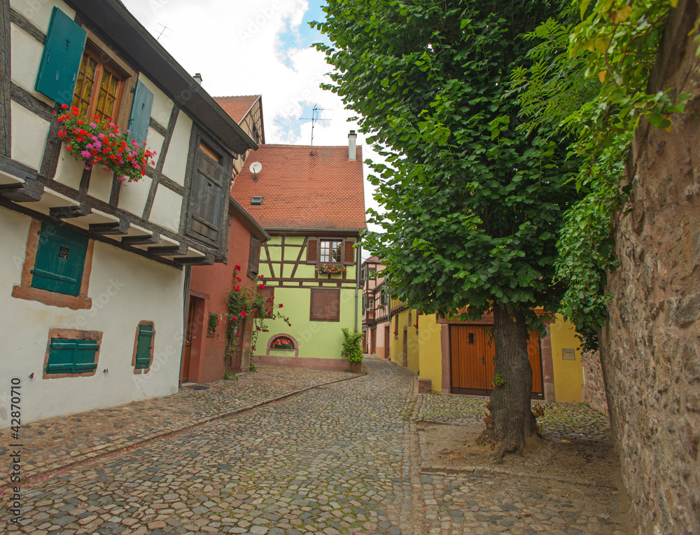 Obraz premium Historical town of Kaysersberg in the Alsace