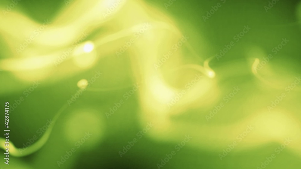Green abstract blury background loop