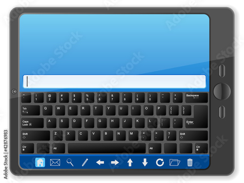 PC tablet with keyboard