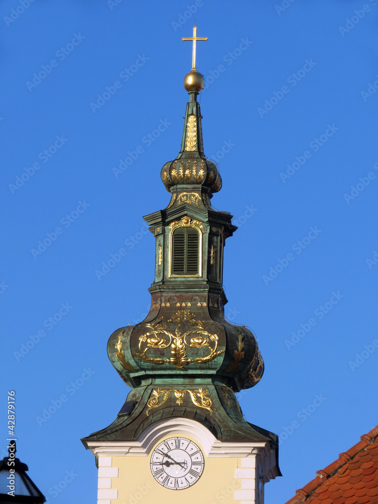 Tower of st. Mary church, Zagreb