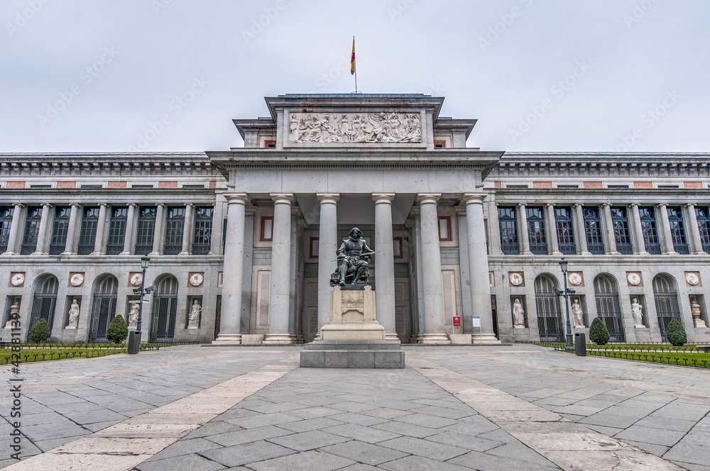 Naklejka premium Prado Museum at Madrid, Spain