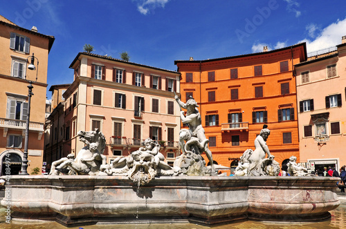 Roma, Piazza Navona e fontana del Nettuno