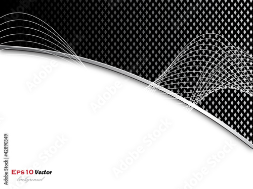 Black and silver business background