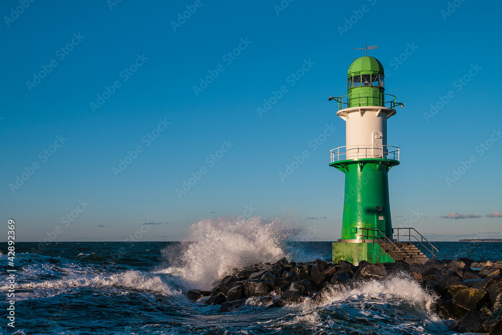 Obraz premium Molenturm in Warnemünde.