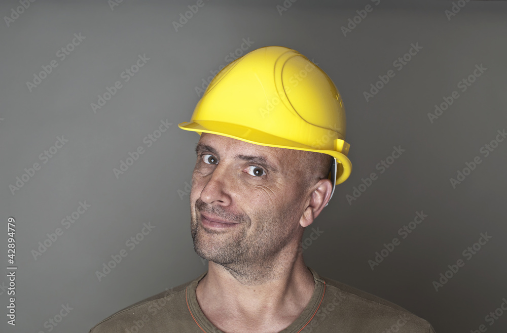 Freundlicher Arbeiter Freundlicher Arbeiter