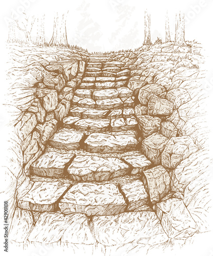 Stone path