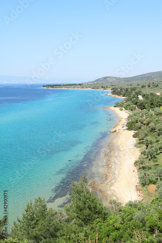 Klisma bay , in Thasos island - Greece