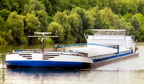 barge on the water