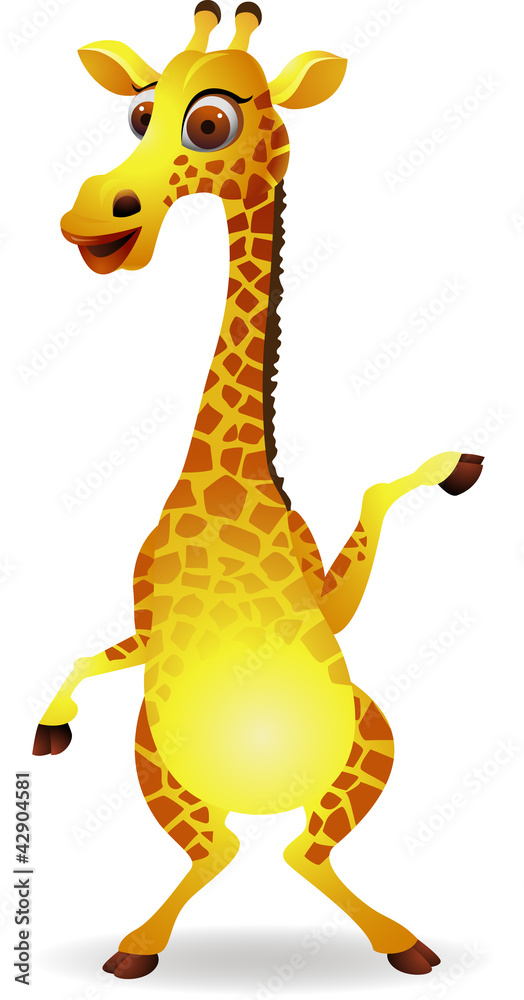 Obraz premium Giraffe cartoon