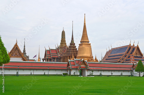 Wat Phra Kaew, Temple of the Emerald Buddha, Bangkok, Thailand, 