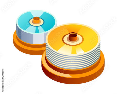 vector icon cd