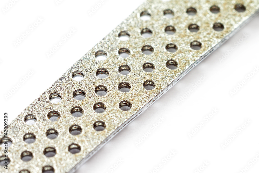 Macro shot of surface nailfile.