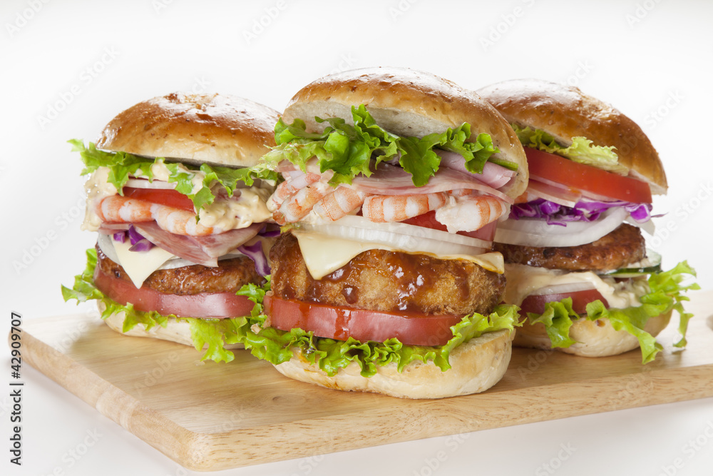 豪華なハンバーガー 豪華なハンバーガー