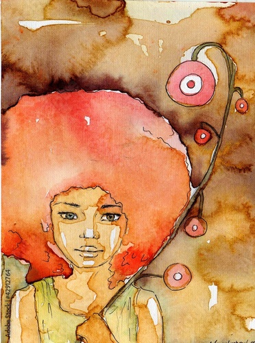 fantazyjny portret kobiety