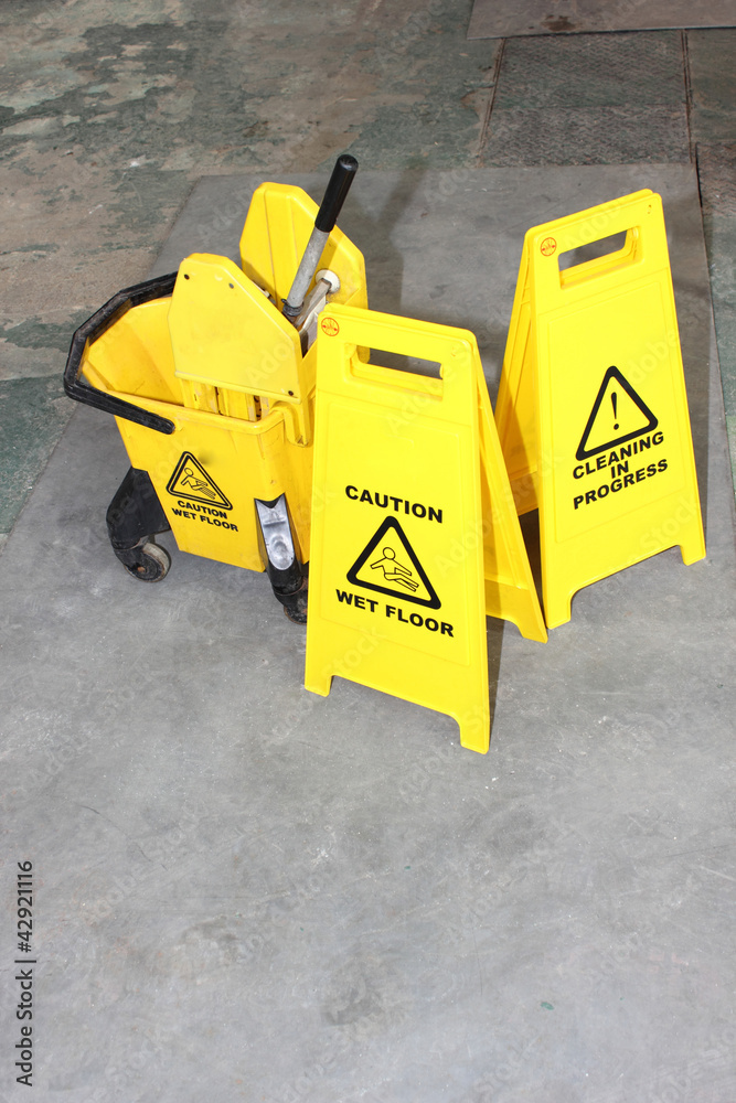 Industrial Cleaning signs