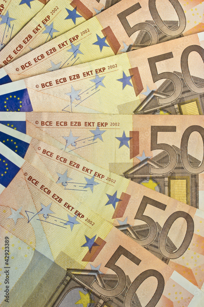 Fifty euro fan Fifty euro fan