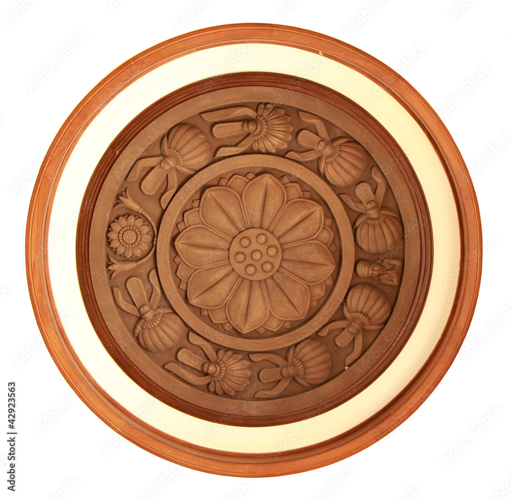Wooden carved pattern