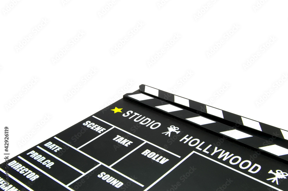 Naklejka premium Filmklappe