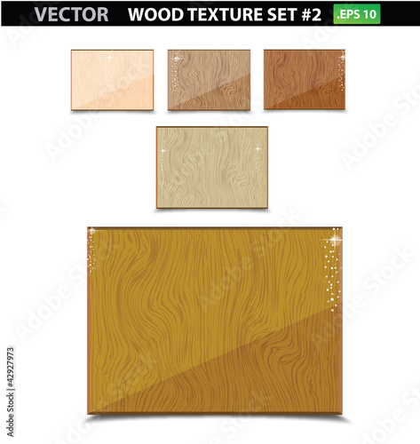 nature wood texture old set isolated