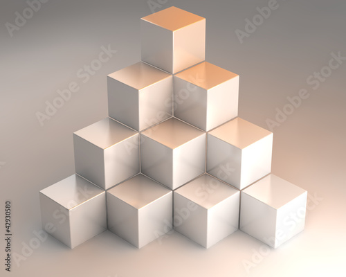 3D cubes one