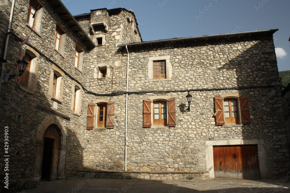traditional house in Anciles, Huesca