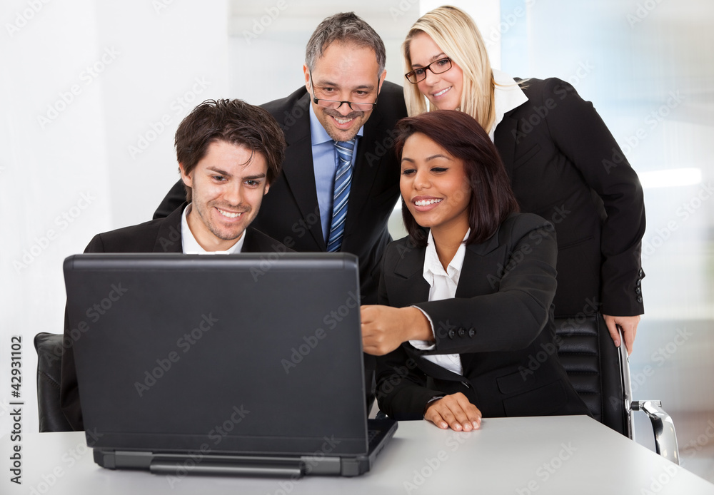 Group of business people at the meeting Group of business people at the meeting