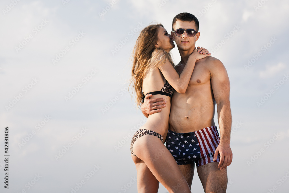 Couple on beach Couple on beach