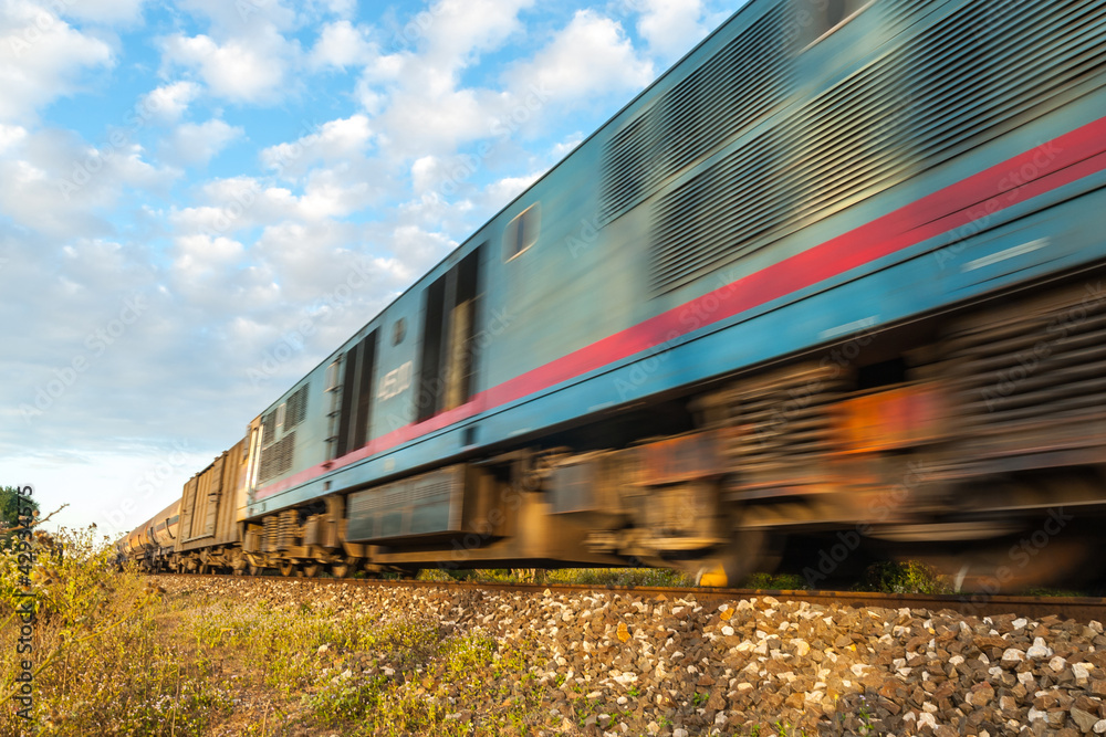 Obraz premium High-speed trains.