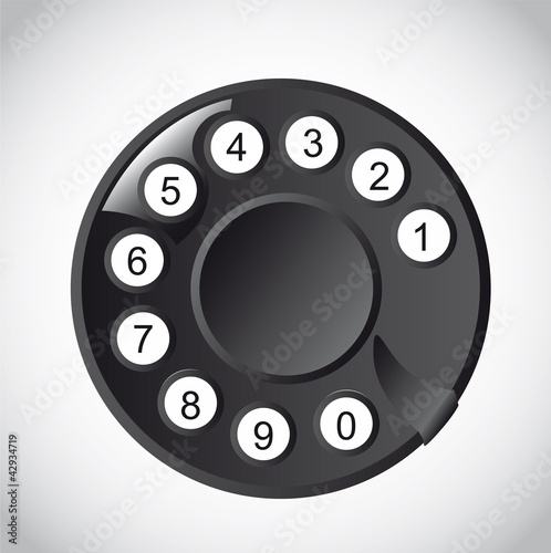 Tableau sur toile Rotary Phone Dial