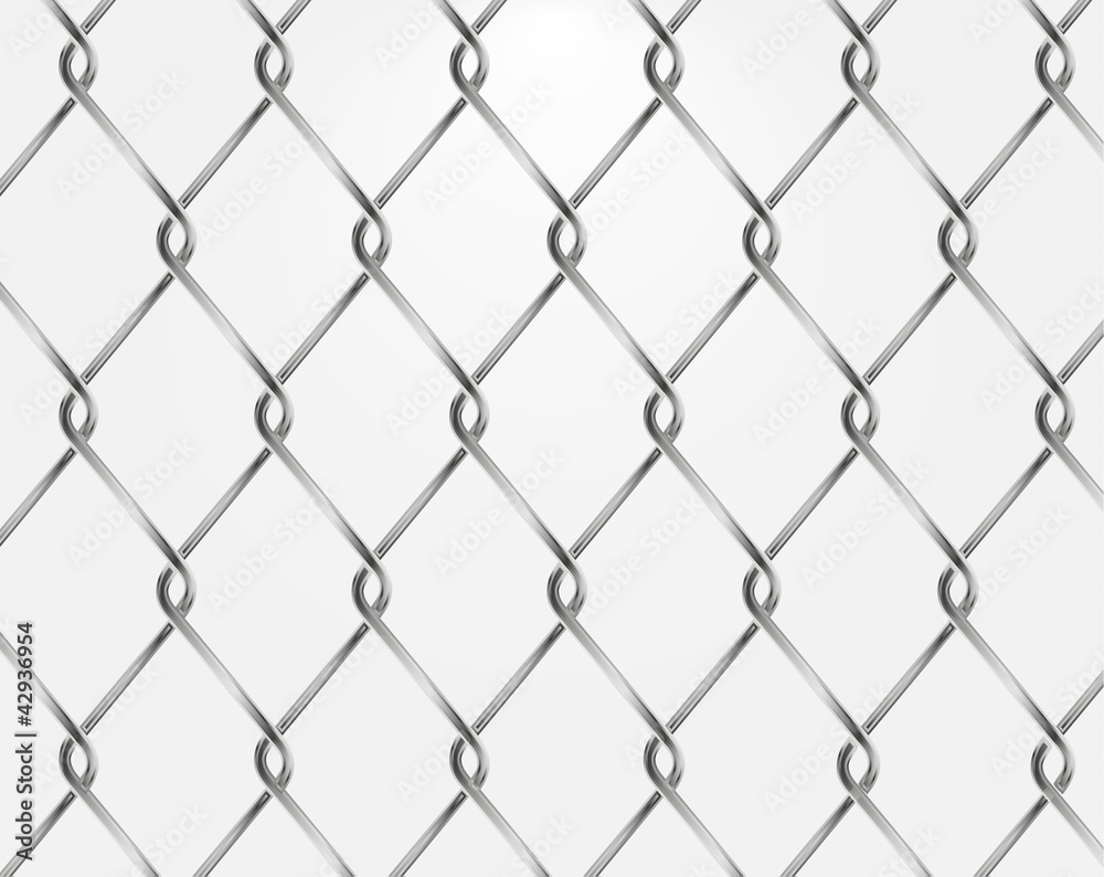 Vector chain fence Vector chain fence