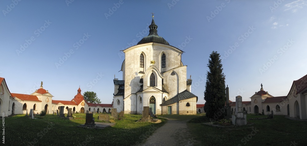 The pilgrimage church of St. John of Nepomuk at Zelena hora