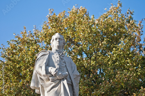 Statue of Johann Wolfgang von Goethe at Berlin, Germany