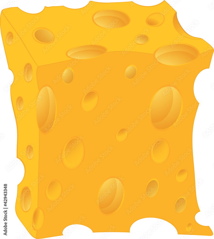 Cheese. Cartoon Cheese. Cartoon