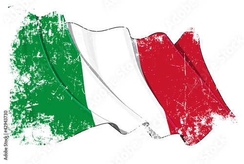 Grunge Flag of Italy