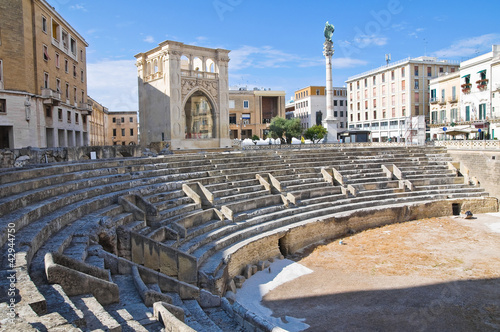 Fotografia Roman Amphitheatre. Lecce. Puglia. Italy.